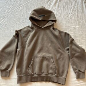 Fear of God Essentials Pullover Hoodie Size S Men Taupe